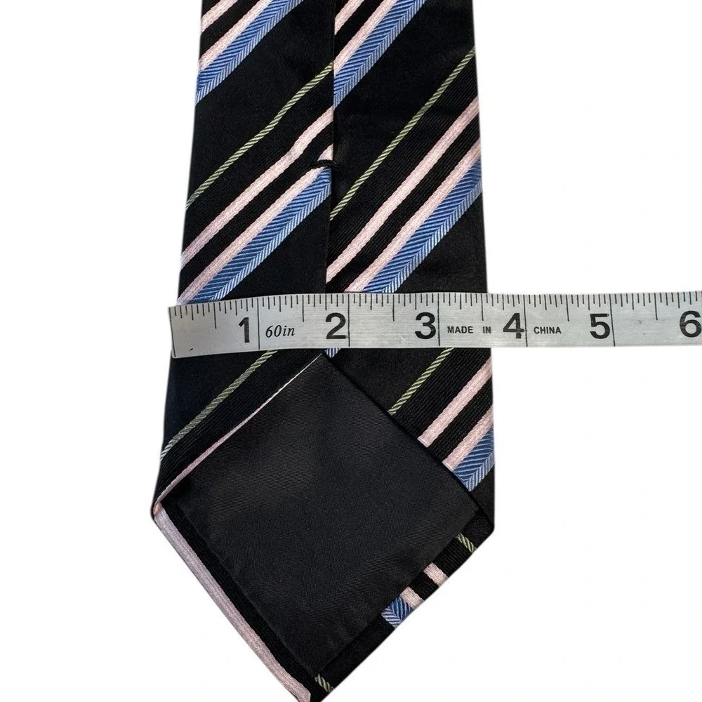 Diviovanni Brothers Silk Tie Striped Quiet Luxury Old Money Formal Career New